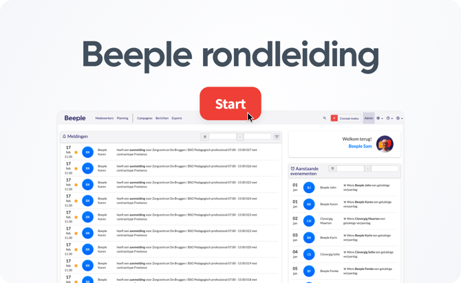 Beeple rondleiding image